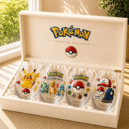 Fantasy Creature Collector Glass Set - Cute Adventure Character Drinkware