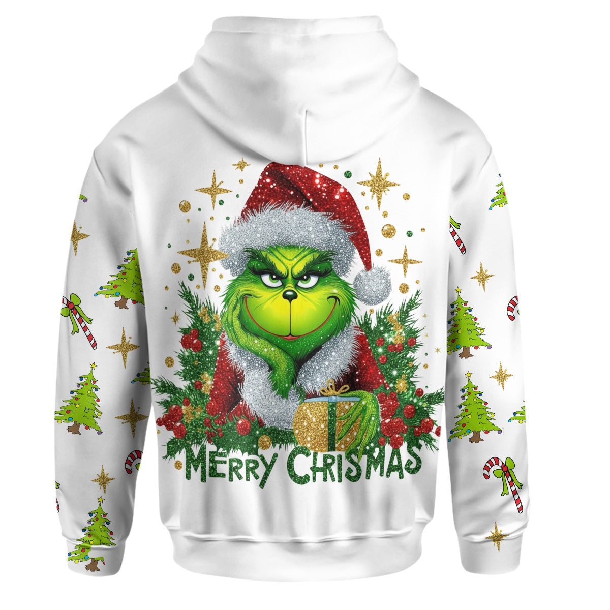 Funny Green Monster - Personalized Green Monster Hoodie and Leggings