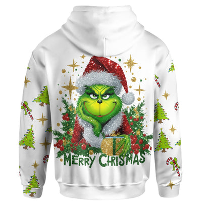 Funny Green Monster - Personalized Green Monster Hoodie and Leggings