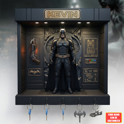Bat Hero - Personalized Gotham Knight Key Hanger