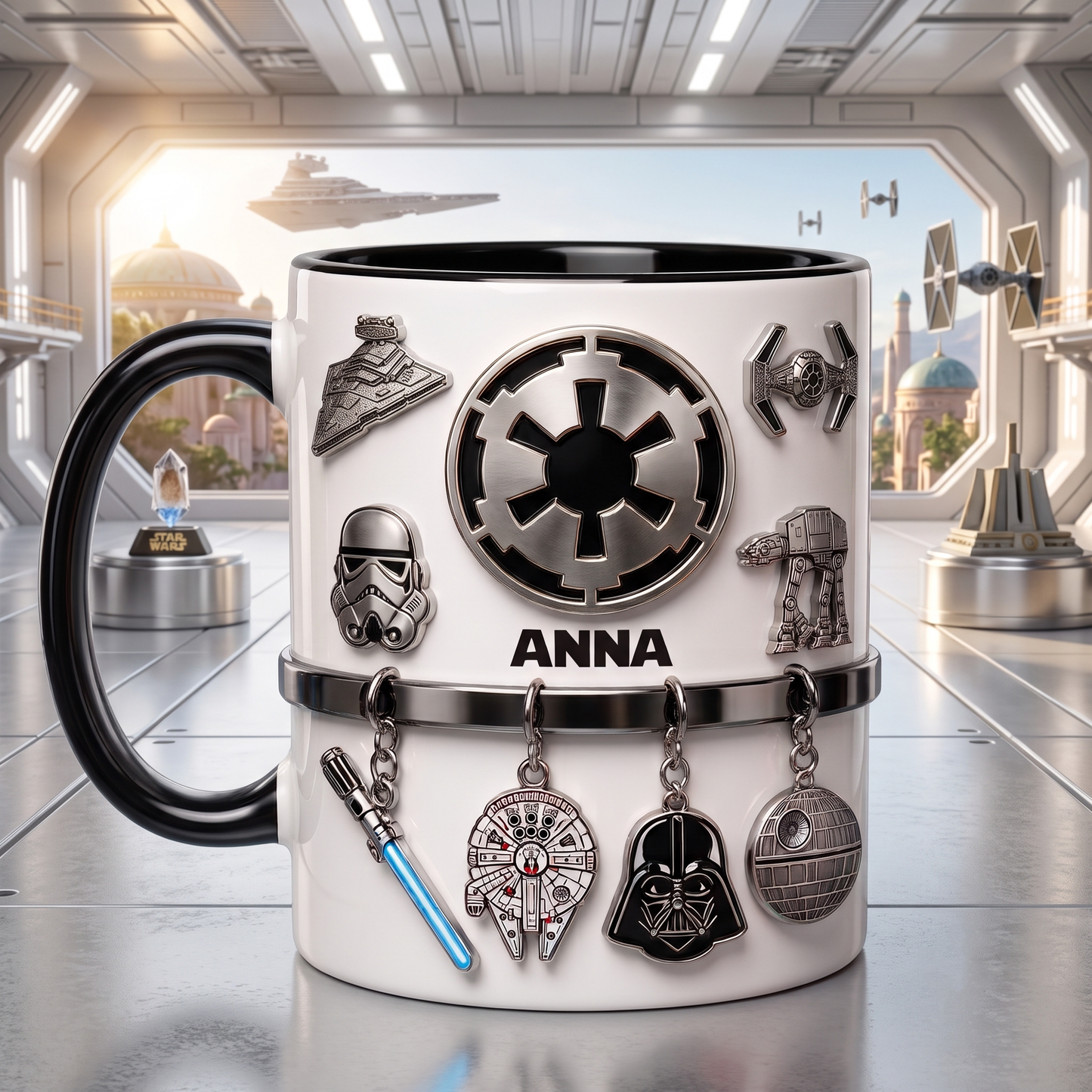 Galactic Adventure - Personalized The Force Accent Mug