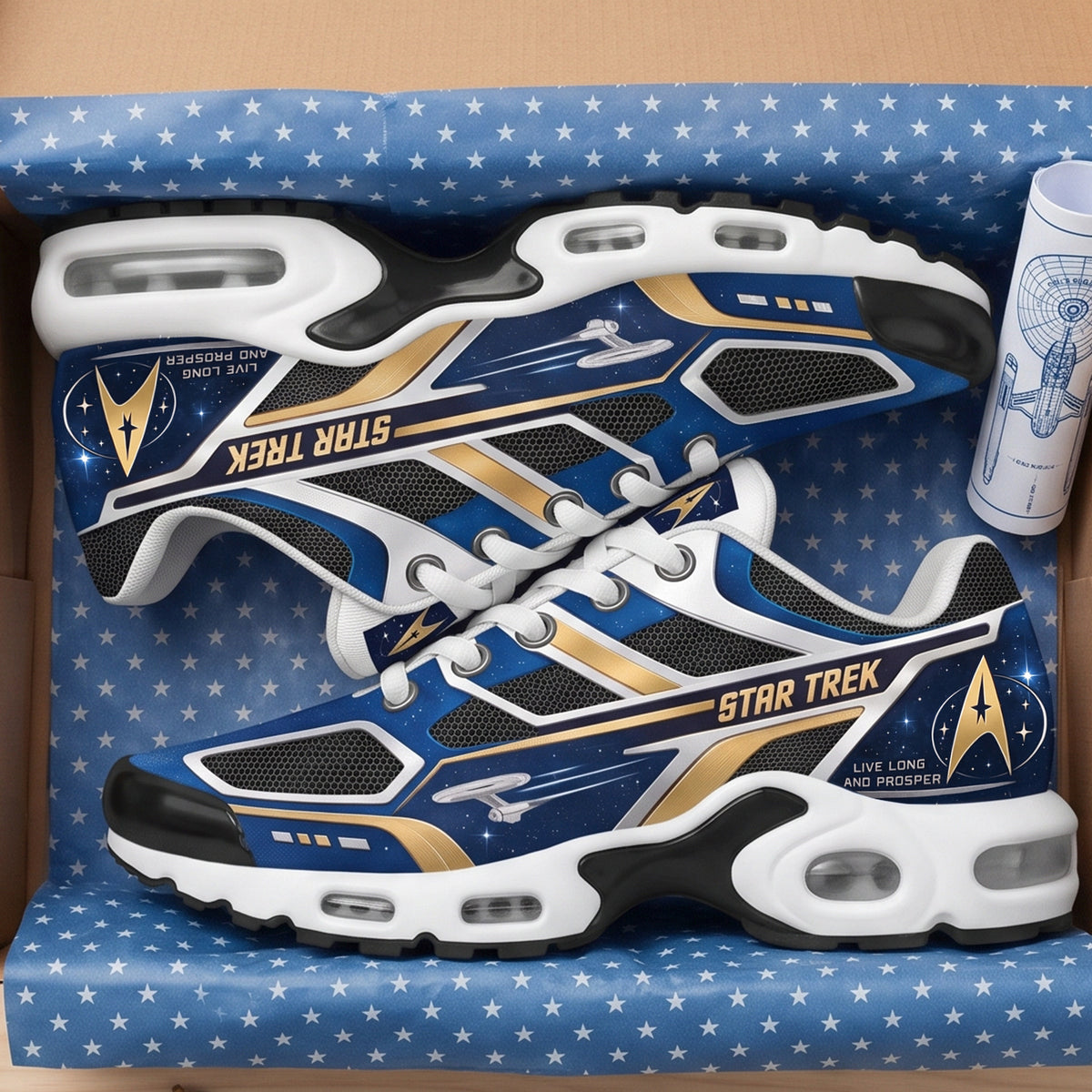 Personalized Galactic Explorer Sport Air Cushion Sneaker