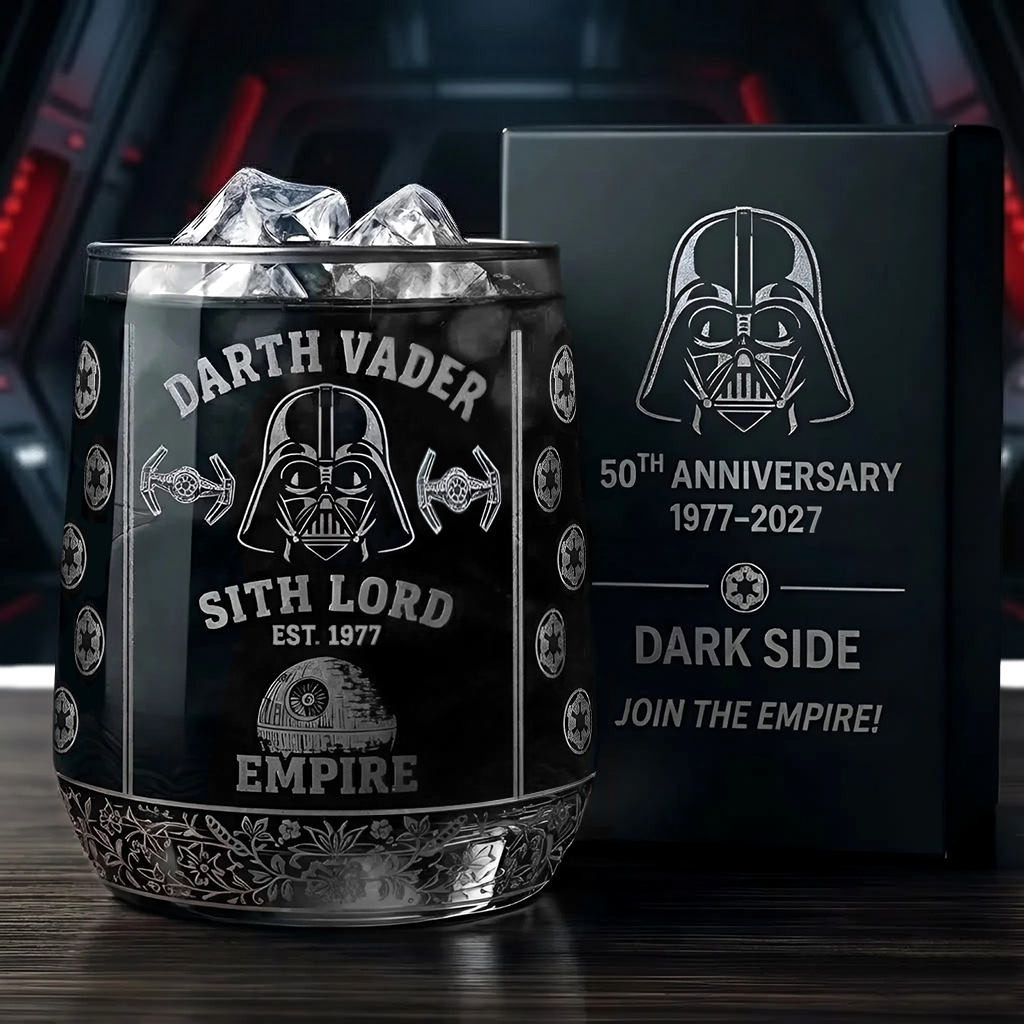 Join The Empire - Dark Lord 50th Anniversary Whiskey Glass