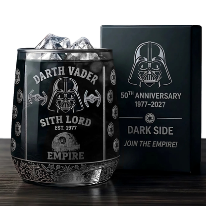 Join The Empire - Dark Lord 50th Anniversary Whiskey Glass