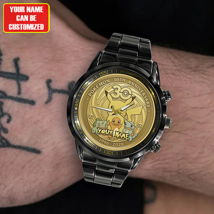 Monster Trainer Personalized Watch – 30th Anniversary Pocket Creature Custom Watch