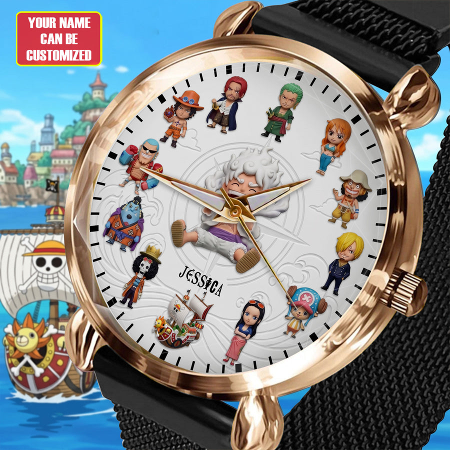 Sea Adventure - Personalized Pirate Anime Women Hand Watch