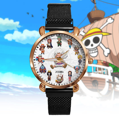 Sea Adventure - Personalized Pirate Anime Women Hand Watch