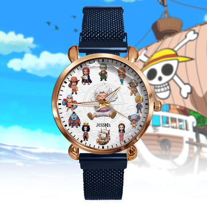 Sea Adventure - Personalized Pirate Anime Women Hand Watch