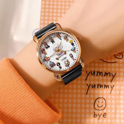 Sea Adventure - Personalized Pirate Anime Women Hand Watch