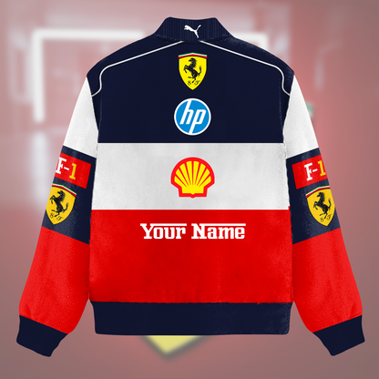 F1 Racing - Personalized Racing Varsity Jacket
