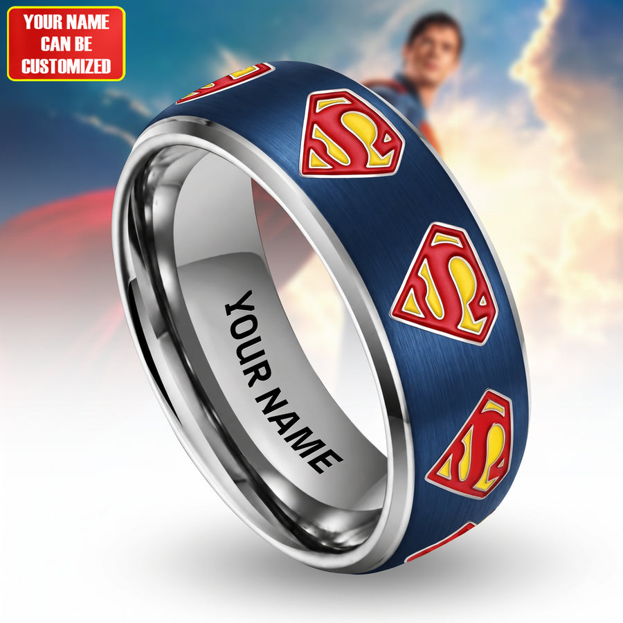 Personalized Super Hero Custom Alloy Ring