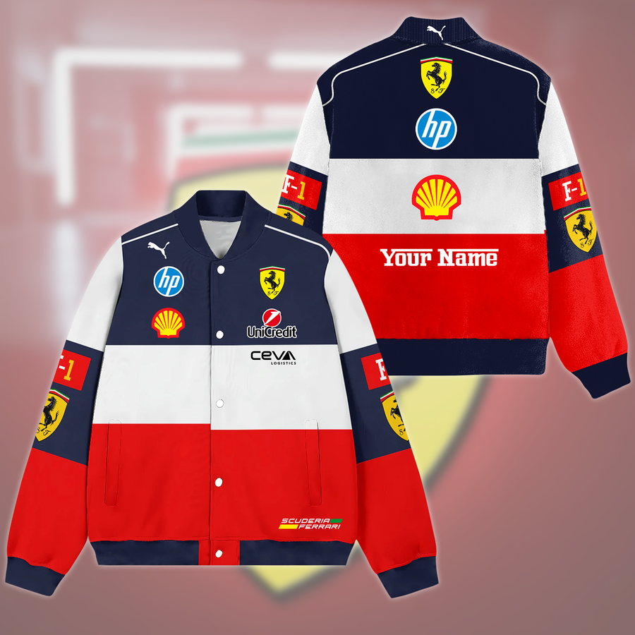 F1 Racing - Personalized Racing Varsity Jacket