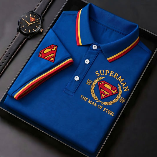 Solar Guardian 88th Anniversary Polo Shirt – Retro Hero Legacy Anniversary Shirt