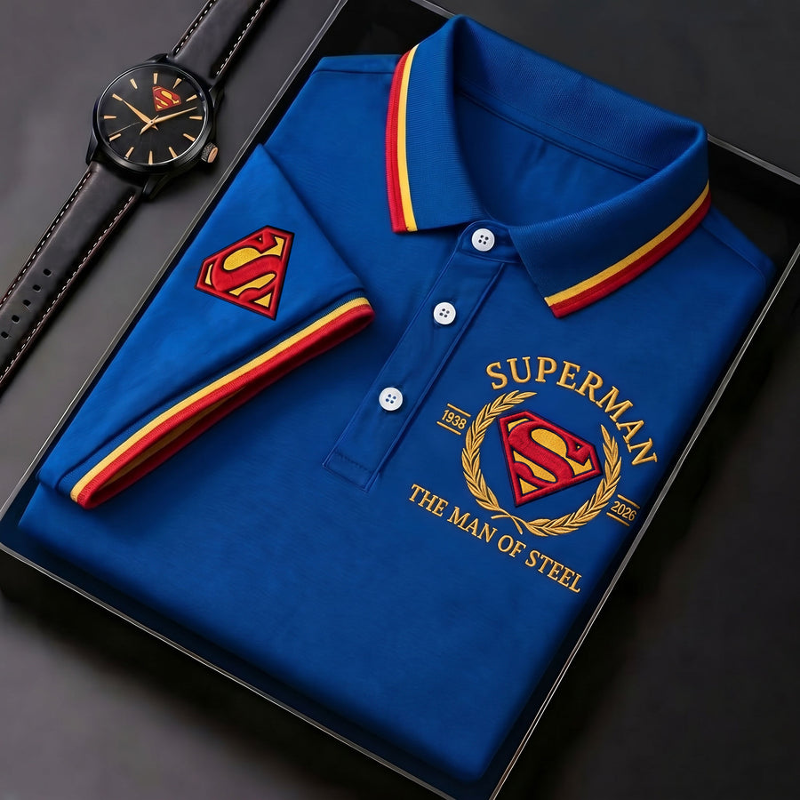 Solar Guardian 88th Anniversary Polo Shirt – Retro Hero Legacy Anniversary Shirt