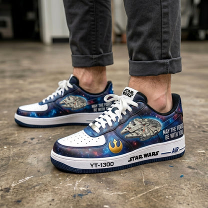 The Force Custom Sneakers - Custom Character Low Top Streetwear Shoes