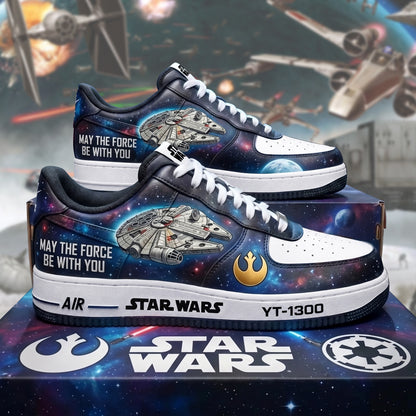 The Force Custom Sneakers - Custom Character Low Top Streetwear Shoes