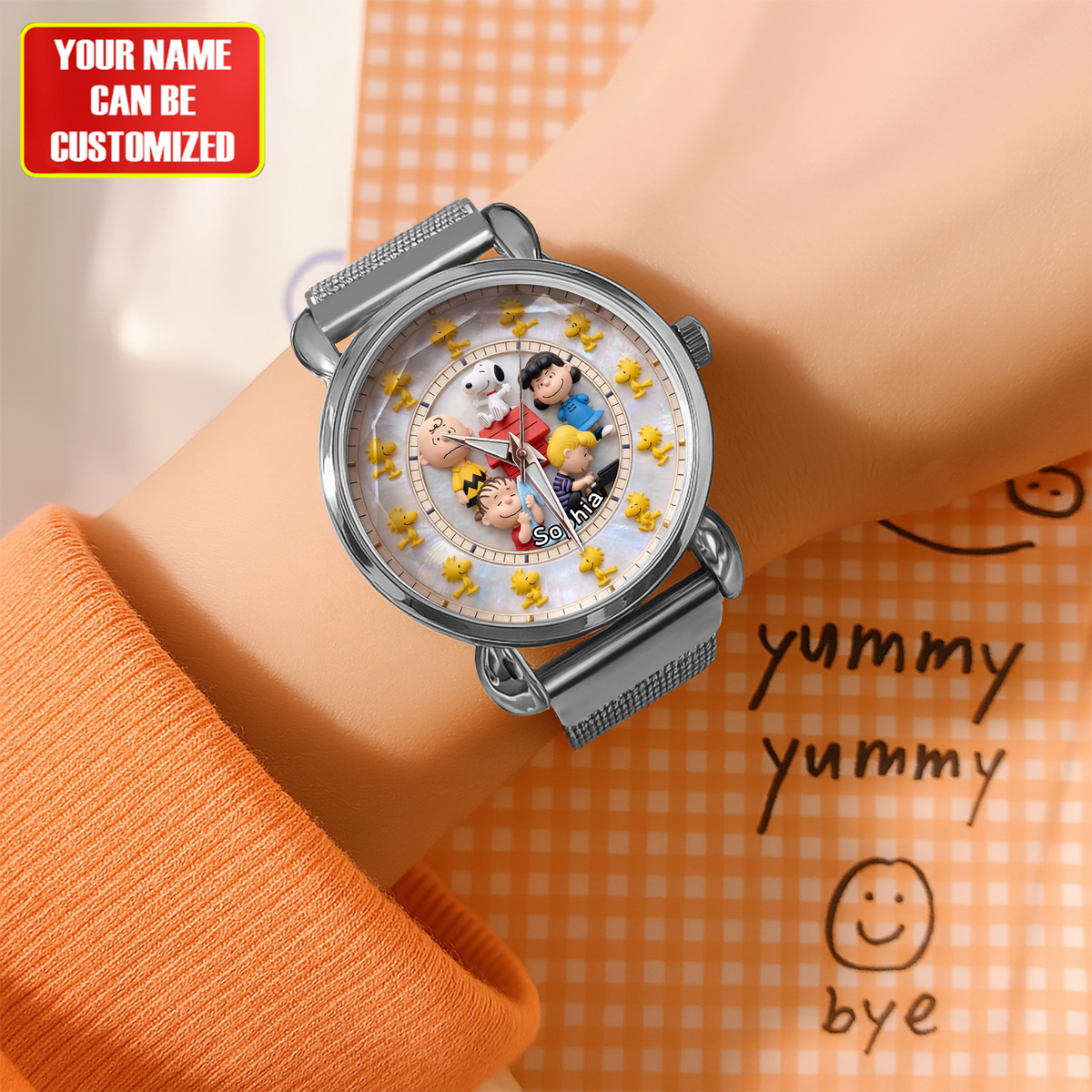 Good Friends Forever Custom Watch – Retro Cartoon Style