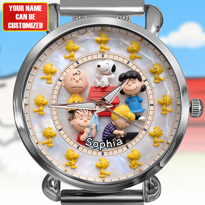Good Friends Forever Custom Watch – Retro Cartoon Style