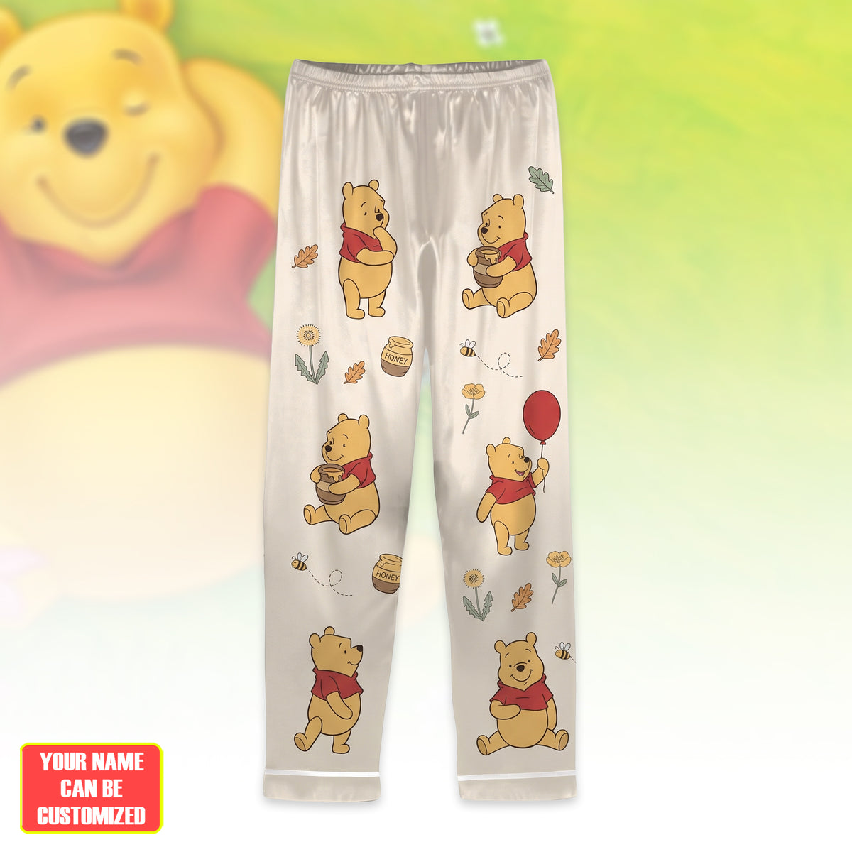 Cozy Honey Bear Pajama Set - Personalized Gifts