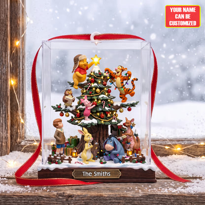 Honey Bear Christmas Ornament – Personalized Name Gift