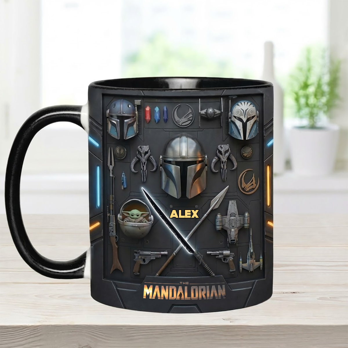 This Is The Way - Personalized The Force Accent Mug