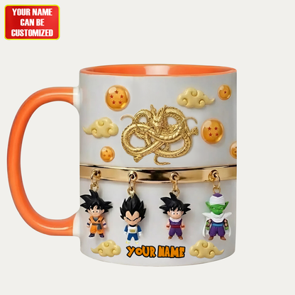 Dragon Warriors Collection - Personalized Seven Balls Mug