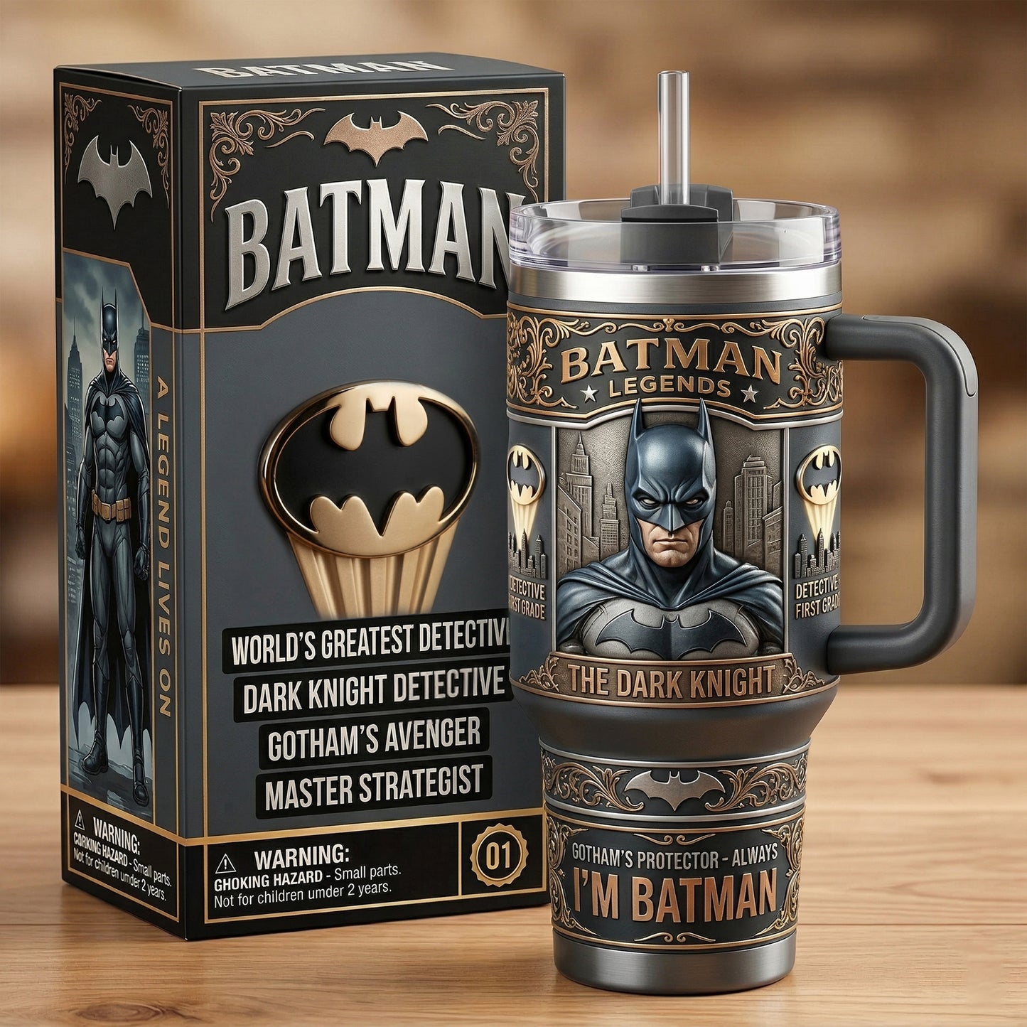 Gothamm Protector 3 - Dark Knight Insulated Tumbler