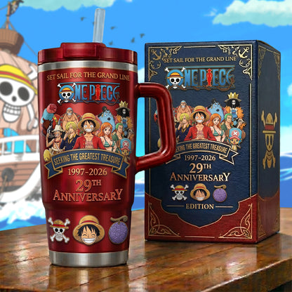 Pirate Treasure Crew - Personalized Anime Adventure Insulated Tumbler
