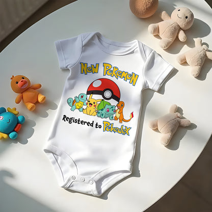 Little Adventure Trainer Baby Bodysuit – Cute Creature Newborn Onesie