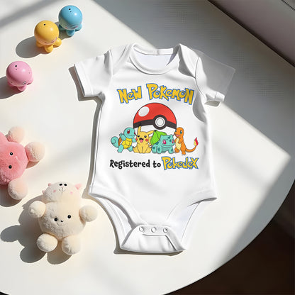 Little Adventure Trainer Baby Bodysuit – Cute Creature Newborn Onesie