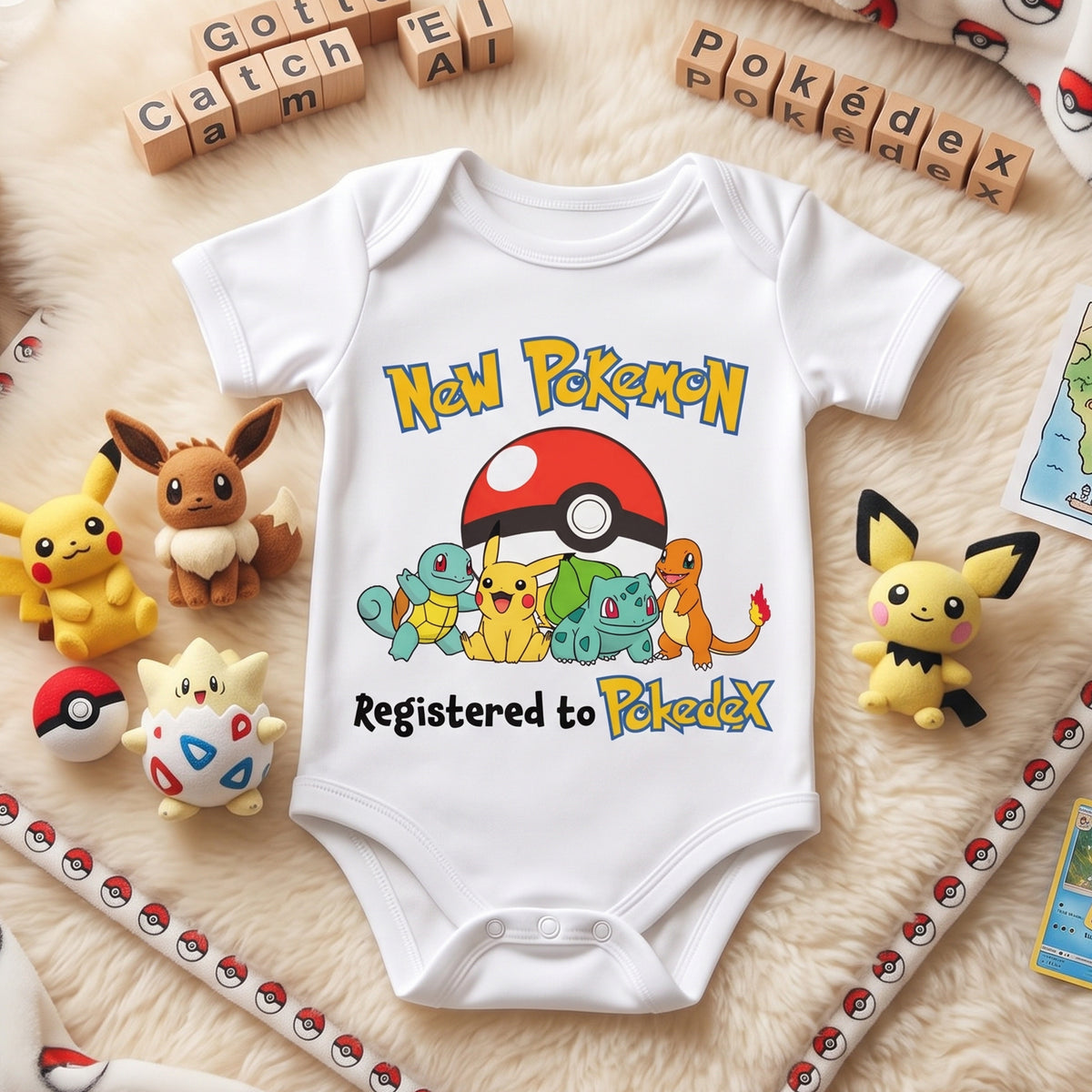 Little Adventure Trainer Baby Bodysuit – Cute Creature Newborn Onesie