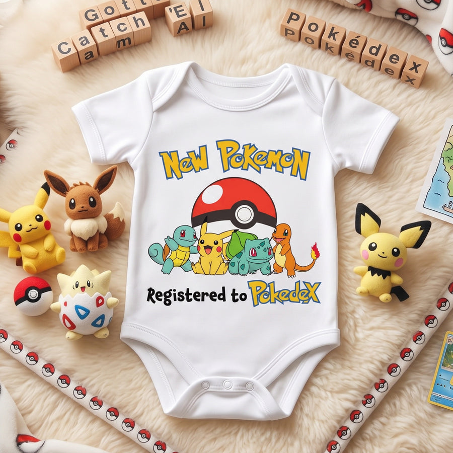 Little Adventure Trainer Baby Bodysuit – Cute Creature Newborn Onesie