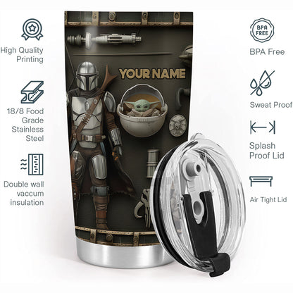 This Is The Way - Personalized The Force Tumbler