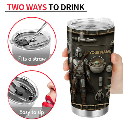 This Is The Way - Personalized The Force Tumbler