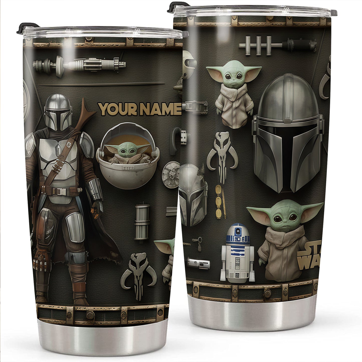 This Is The Way - Personalized The Force Tumbler