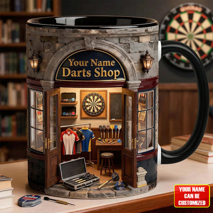Darts Shop Coffee Mug - Personalized Gifts For Dart Lovers