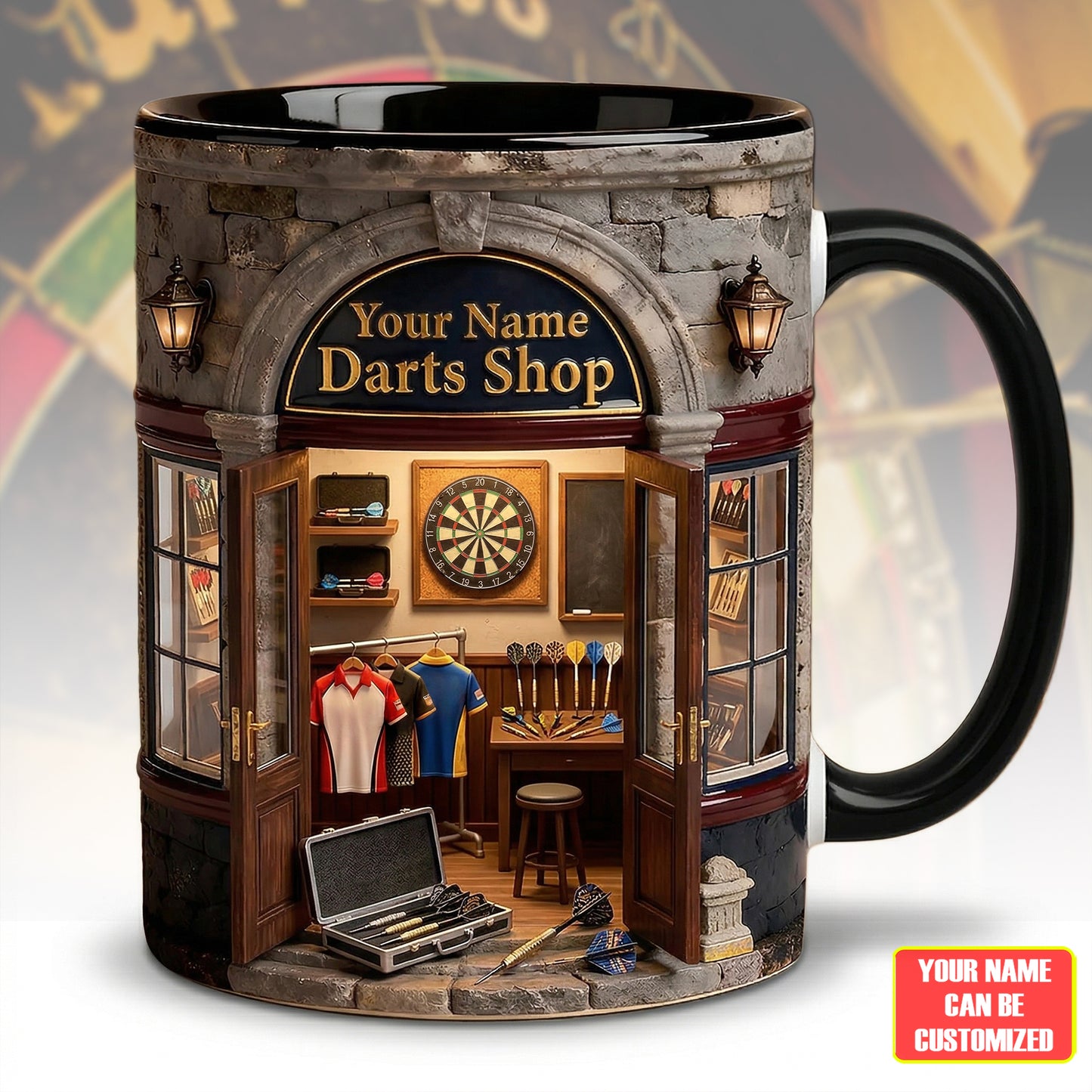 Darts Shop Coffee Mug - Personalized Gifts For Dart Lovers