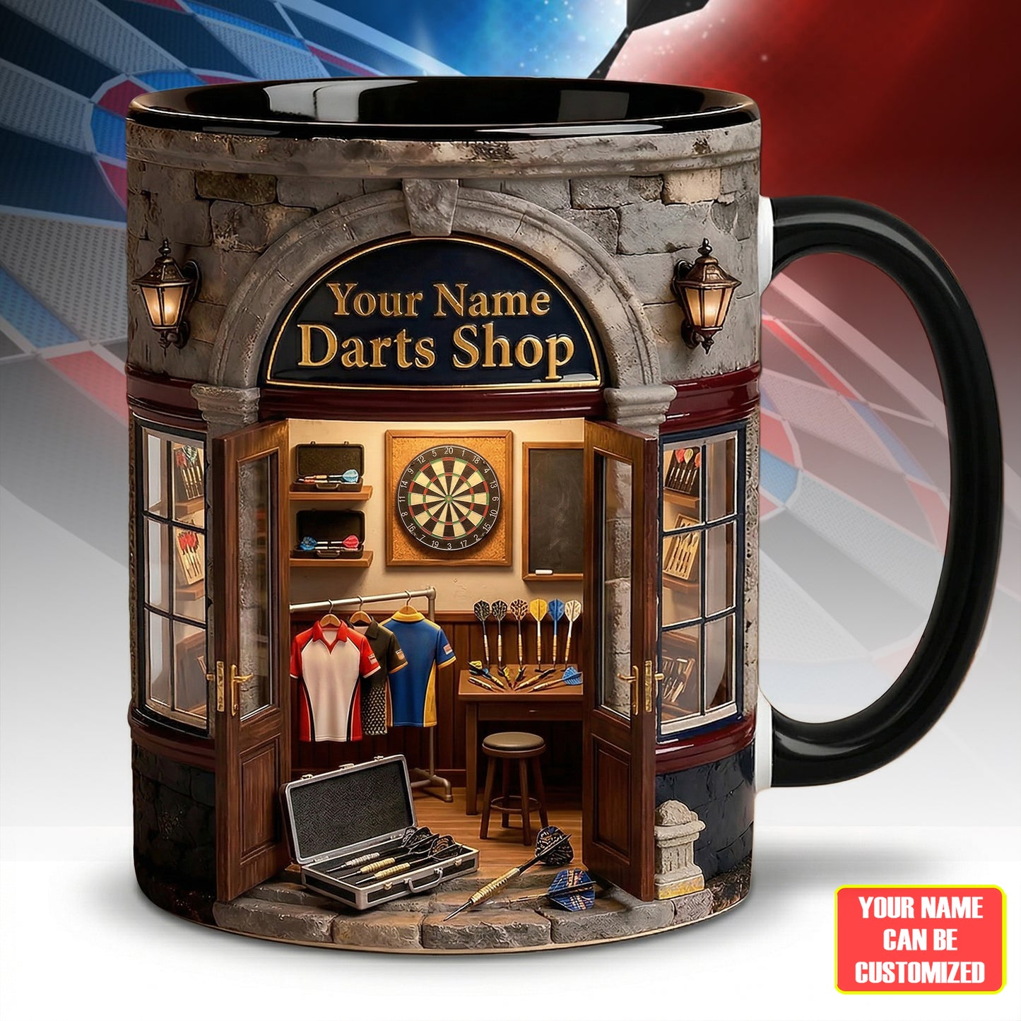 Darts Shop Coffee Mug - Personalized Gifts For Dart Lovers