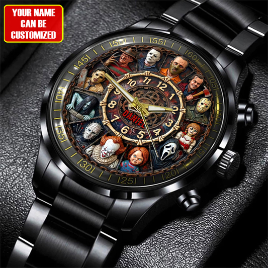 Personalized Horror Villain Watch – Unique Gift for Horror Fans