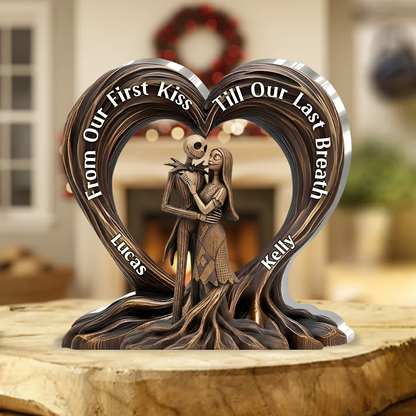 From Our First Kiss 1 - Personalized Nightmare Custom Shaped Acrylic Plaque