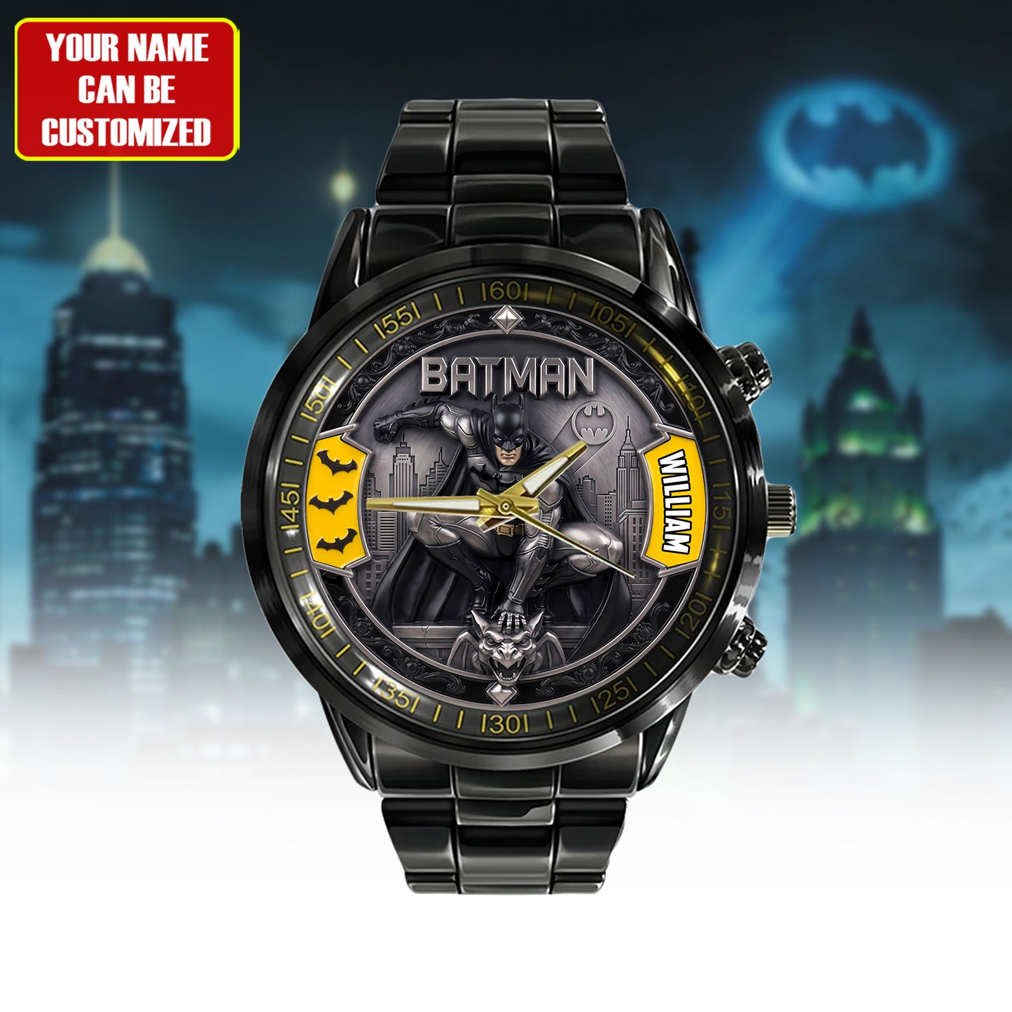 Personalized Dark Knight Watch – Unique Gift for Fans