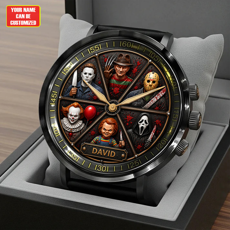 Horror Characters Watch, Personalized Gifts For Horror Movie Fans