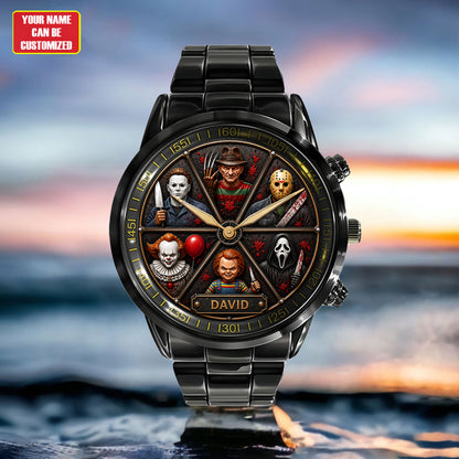 Horror Characters Watch, Personalized Gifts For Horror Movie Fans