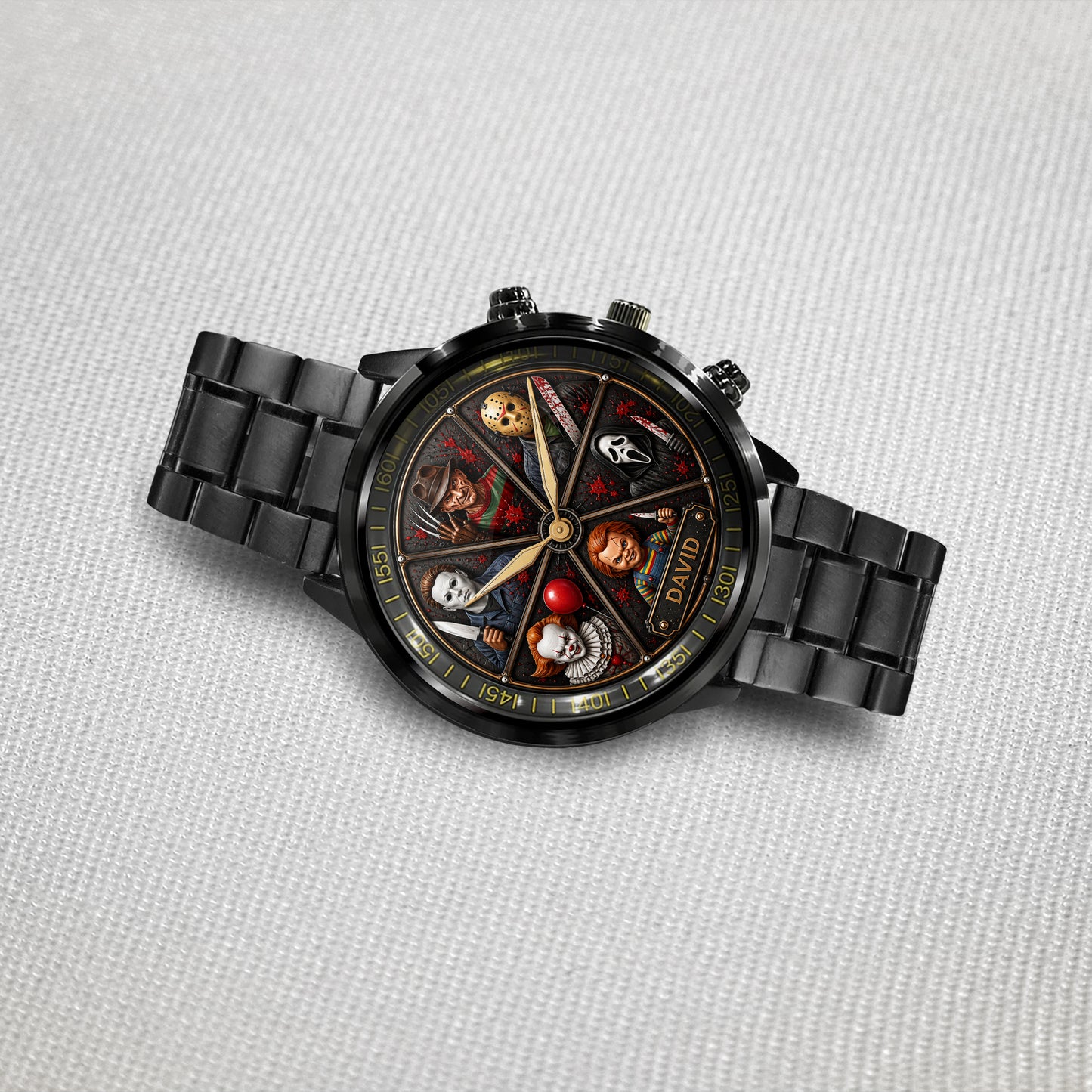 Horror Characters Watch, Personalized Gifts For Horror Movie Fans
