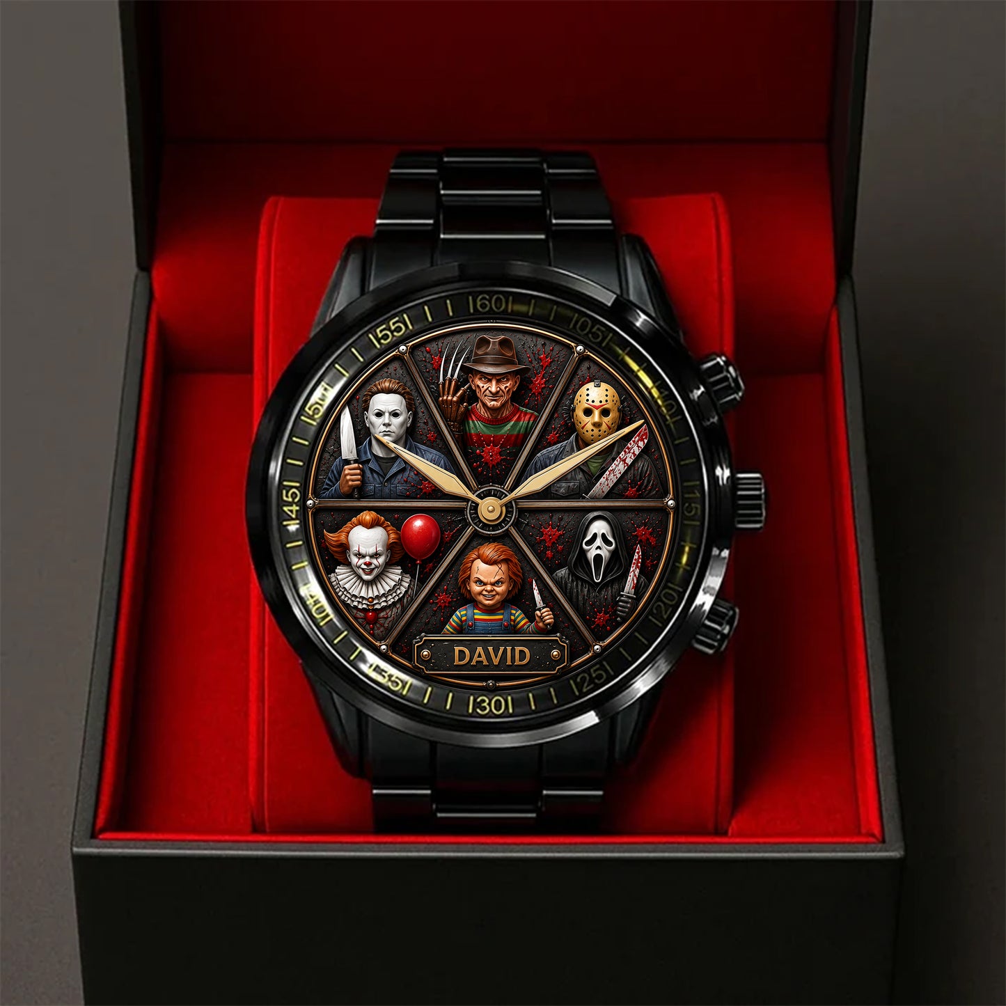 Horror Characters Watch, Personalized Gifts For Horror Movie Fans