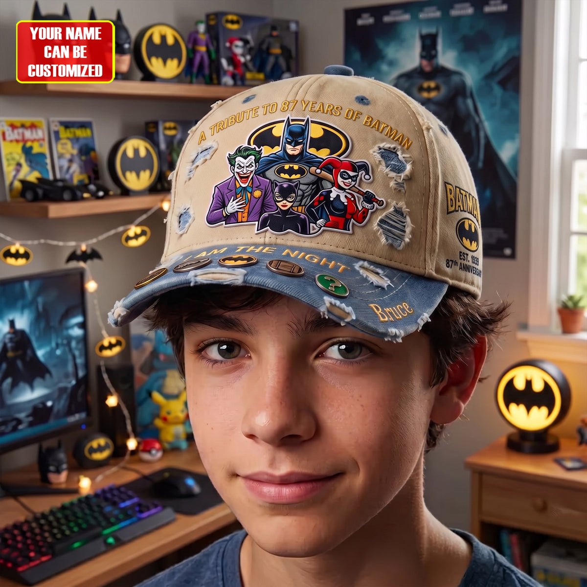 BTM Celebrate 87 Years Of Legend - Personalized Classic Cap, Gift For Comic Fans