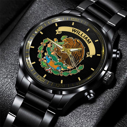 Proud Mexico - Personalized Expats Hand Watch