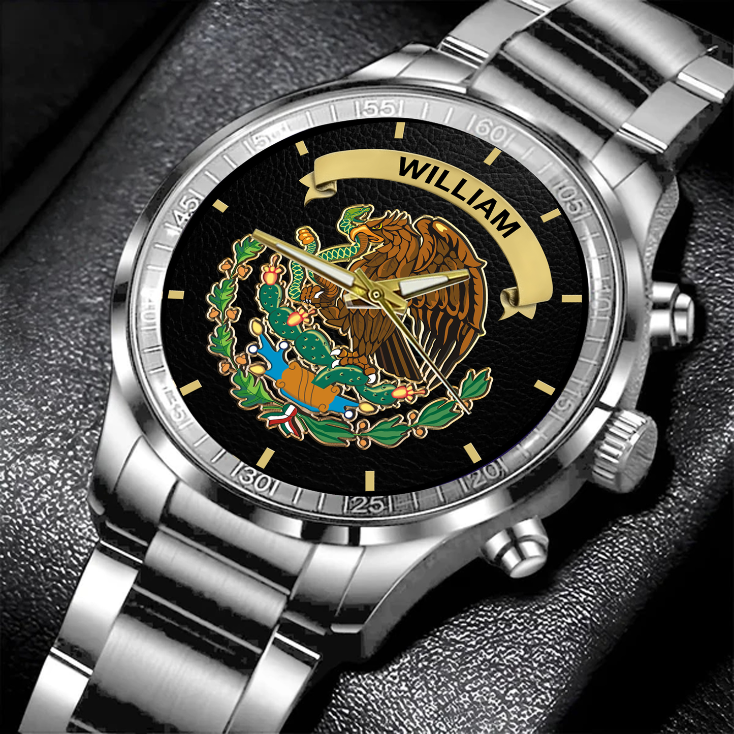 Proud Mexico - Personalized Expats Hand Watch