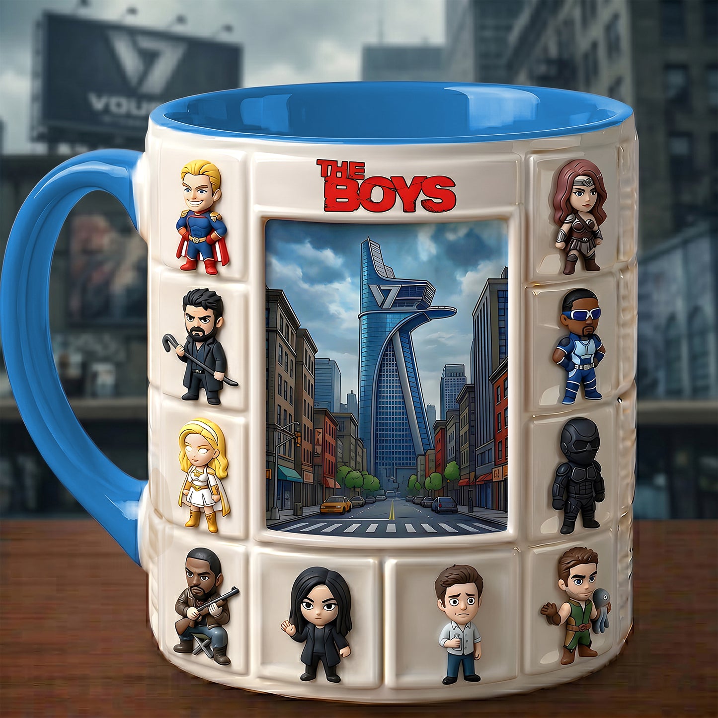 Hero Squad - Personalized Superhero Team Accent Mug