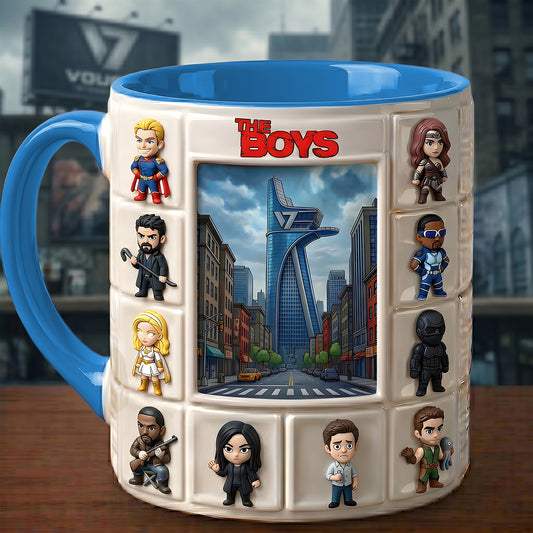Hero Squad - Personalized Superhero Team Accent Mug